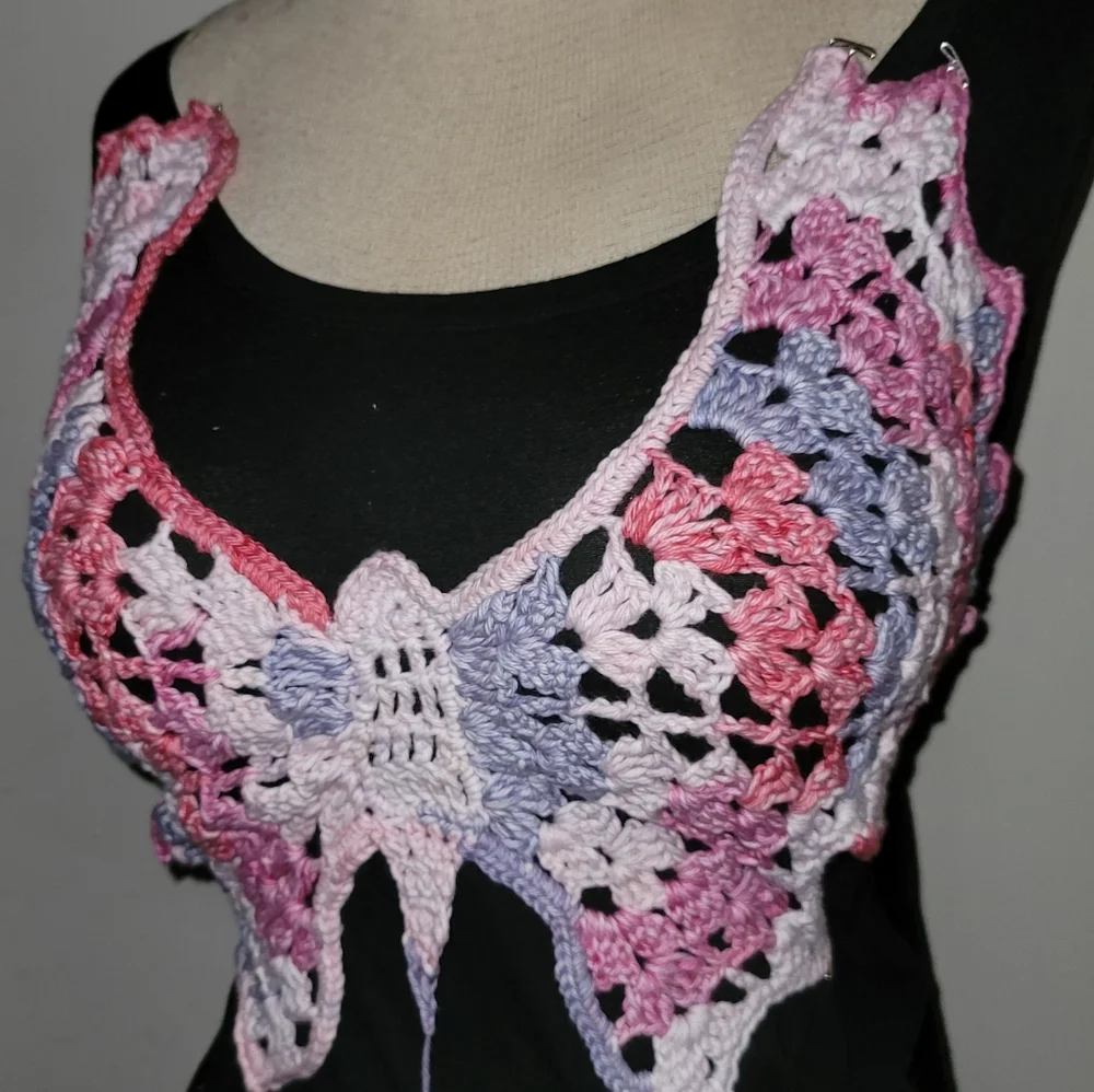 Crochet butterfly top - Picture 6 of 8